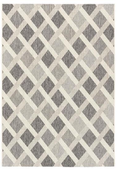 Εικόνα της NewPlan Χαλί Ethnik 3729D Grey-Ecru - 133X190