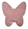 Εικόνα της NewPlan Χαλί Puffy JM7 Dark Pink Butterfly Antislip - 160X160Β