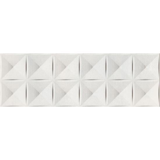 Εικόνα της Bagno Tiles Πλακάκι Koke Relieve Blanco Mate 20X60Cm