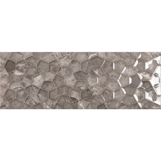 Εικόνα της Bagno Tiles Πλακάκι Ariana Graphite Rlv 25X70Cm