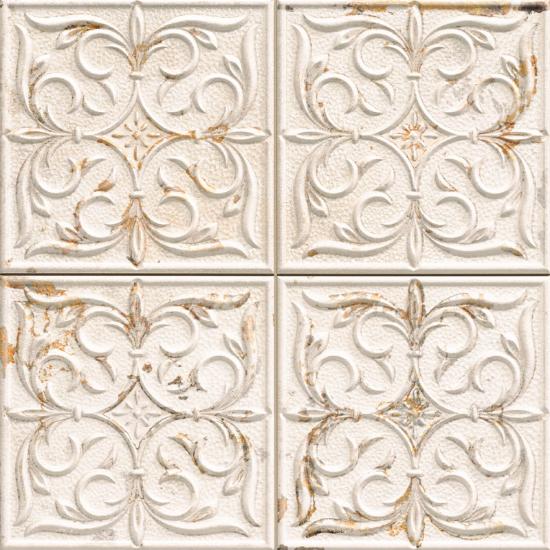 Εικόνα της Bagno Tiles Πλακάκι Antigua Lis White 33X33Cm