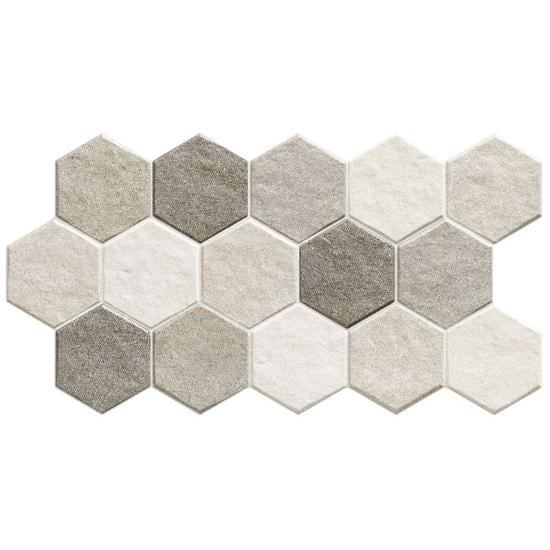 Εικόνα της Bagno Tiles Πλακάκι Hex Stonehenge Frost 26,5X51Cm