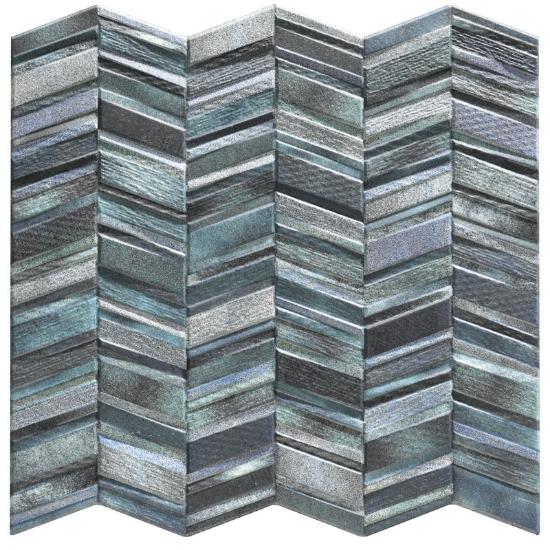 Εικόνα της Bagno Tiles Πλακάκι Chevron Ocean 44X44Cm