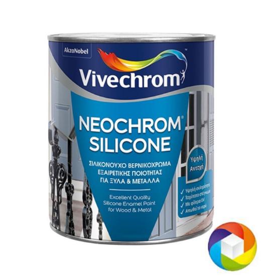 Εικόνα της Vivechrom Neochrom Silicone Γυαλιστερό Βερνικόχρωμα Διαλύτου Αποχρώσεις