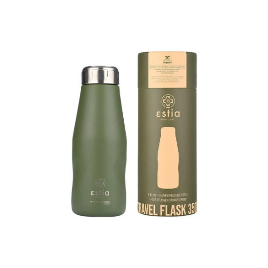 Εικόνα της Estia Travel Flask Save Aegean Θερμός Ανοξείδωτο BPA Free  350ml - Χακί