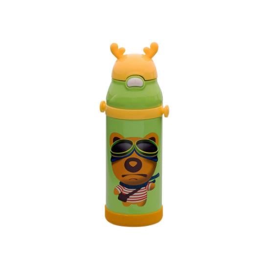 Εικόνα της Estia Θερμός Παιδικό Animals Ανοξείδωτο 350ml Bear Green