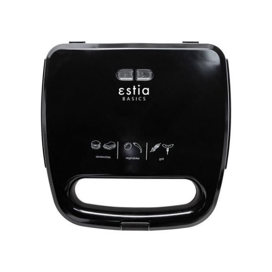 Εικόνα της Estia Τοστιέρα Black plus 2 Θέσεων 750w Μαύρη