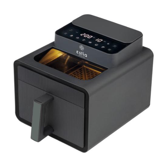 Εικόνα της Estia Air Fryer Recta Fry 1600W 7Lt Me Ψηφιακή Οθόνη & 6 ΠρογράμΜατα Γκρι