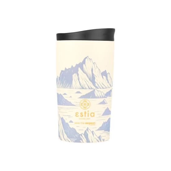 Εικόνα της Estia Θερμός Travel Mug Save The Aegean 350Ml Alpine Essence