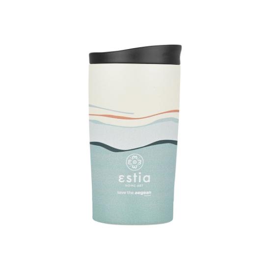 Εικόνα της Estia Θερμός Travel Mug Save The Aegean 350ml Ecozen Horizon