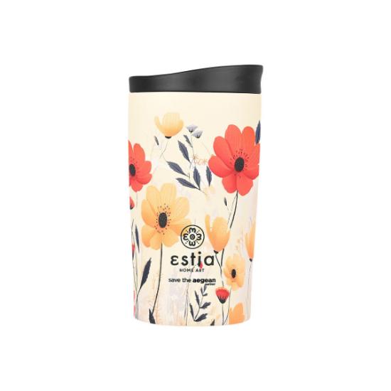 Εικόνα της Estia Save The Aegean Ποτήρι Θερμός Ανοξείδωτο BPA Free 350ml Summer Reverie