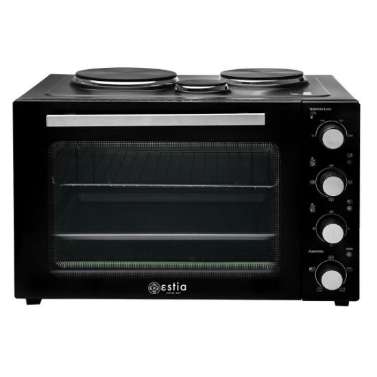 Εικόνα της Estia Ηλεκτρικό Φουρνάκι COMPACT COOKER 2950W 48lt με 3  Εστίες και Λειτουργία Αέρα