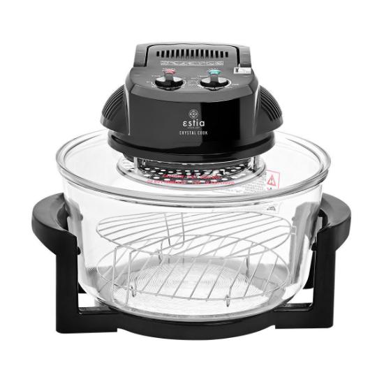 Εικόνα της Estia Φουρνάκι Ρομπότ Crystal Cook 1400w 12lt Με Αντιστάσεις Μαύρο