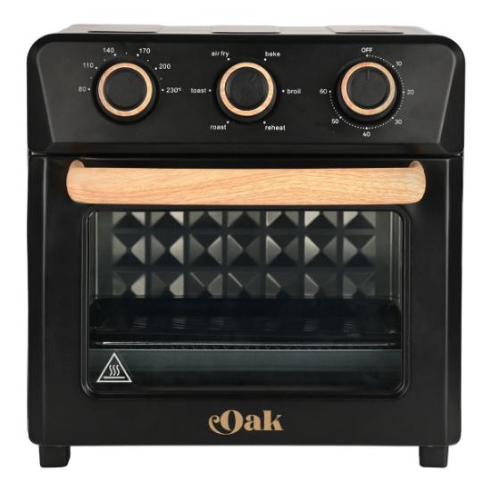 Εικόνα της Estia Φριτέζα Αέρος Oak 1400W 12Lt Με 4 Λειτουργείες Ψησίματος Μαύρο