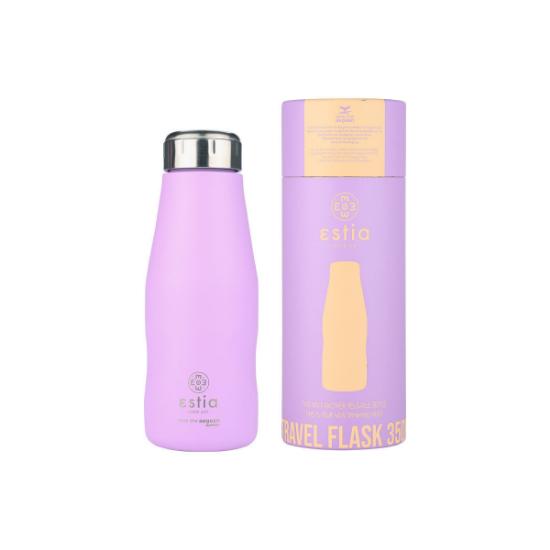 Εικόνα της Estia Travel Flask Save Aegean Θερμός Ανοξείδωτο BPA Free  350ml - Μωβ