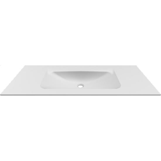 Εικόνα της Karag Νιπτήρας Επίπλου Μονός Anim 120 White Bdviv120Wh46 120,5X46,5X12Cm