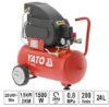 Εικόνα της Yato Αεροσυμπιεστής 24Lt 2Hp Yt-23300