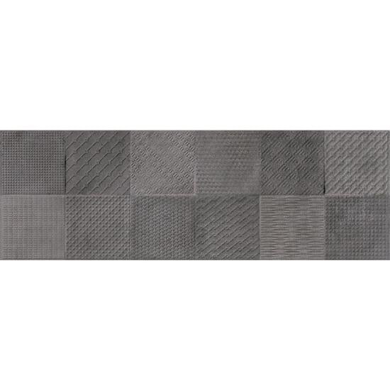 Εικόνα της Bagno Tiles Πλακάκι Madox Square Anthracita 30X90Cm