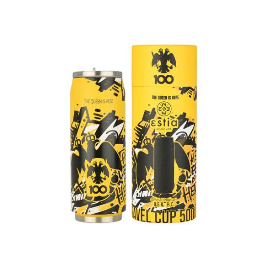 Εικόνα της Estia Θερμός Travel Cup Aek Bc Edition The Queen Is Here 500Ml