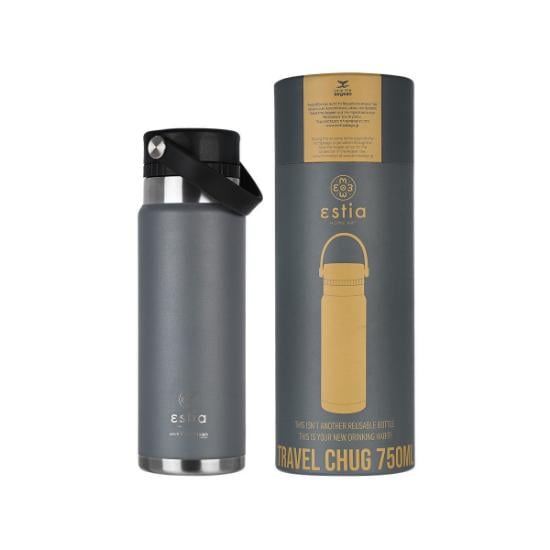 Εικόνα της Estia Θερμός Travel Chug Save The Aegean Fjord Grey 750ml