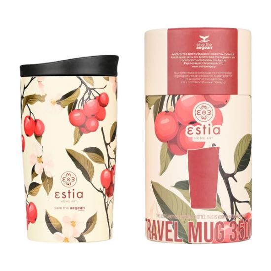 Εικόνα της Estia Θερμός Travel Mug Save The Aegean 350Ml Sakura Whisper