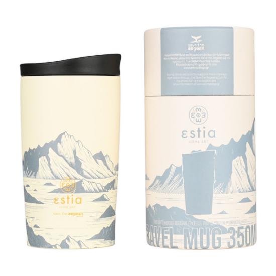 Εικόνα της Estia Θερμός Travel Mug Save The Aegean 350Ml Alpine Essence