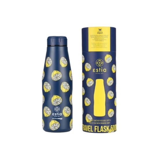 Εικόνα της Estia Θερμός Travel Flask Save The Aegean 500Ml Citrus Infusion