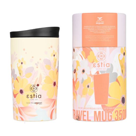 Εικόνα της Estia Θερμός Travel Mug Save The Aegean 350Ml Spring Sonata