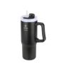 Εικόνα της Estia Estia Θερμος Straw Tumbler Xl Save The Aegean 900Ml Midnight Black