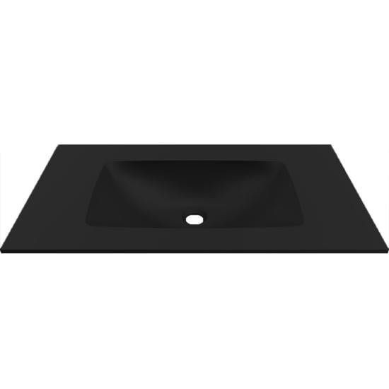 Εικόνα της Elleci Νιπτήρας Επίπλου Deciso 100 Black Bddec100Bk 100,5X46X12Cm