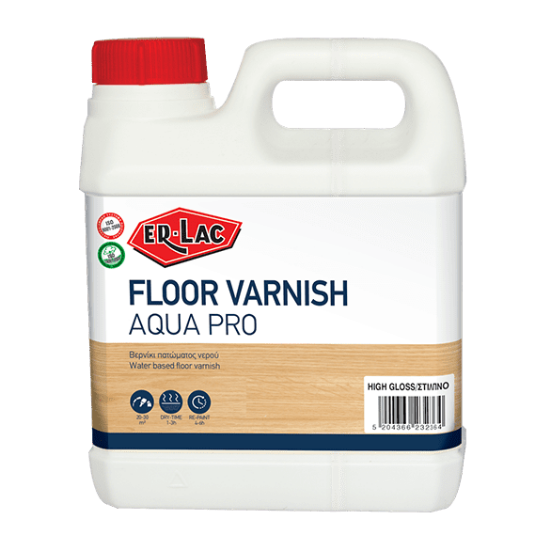 Εικόνα της Erlac Floor Varnish Aqua Pro Satine 1/1lt