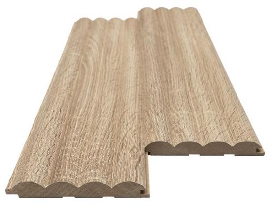 Εικόνα της Newplan Mdf Panel Me 3D Πηχάκια 801050 Wave St 16/119/2750Mm Sonoma Oak