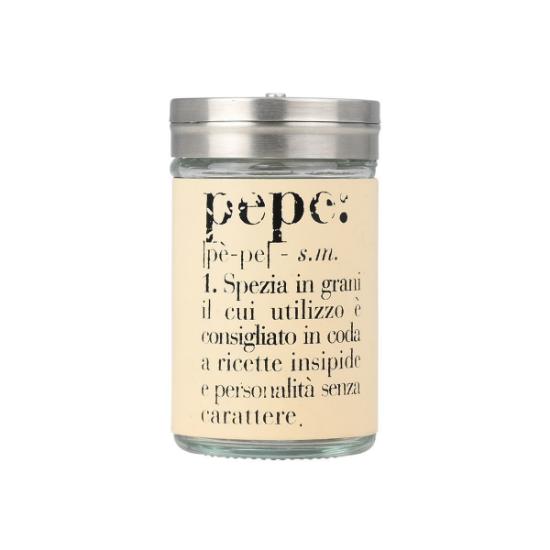 Εικόνα της Estia Δοχείο Για Πιπέρι Allure Γυάλινο 4.8X8.2cm Μπεζ