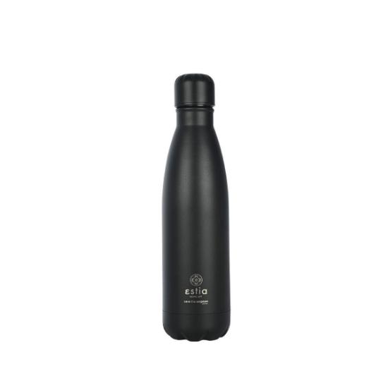 Εικόνα της Estia Θερμός Flask Lite Save the Aegean 500ml Matte Black
