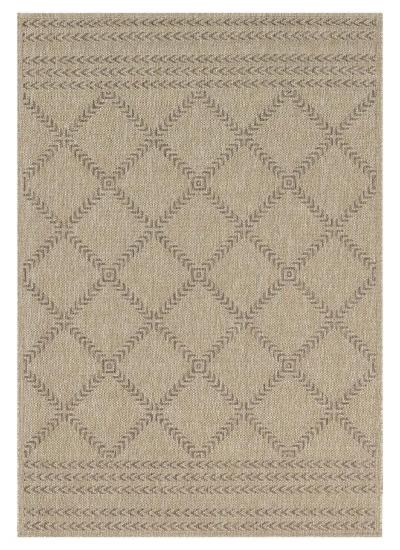Εικόνα της NewPlan Χαλί Ethnik 2012C Brown/Caramel Beige - 070X140
