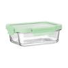 Εικόνα της Estia Φαγητοδοχείο Click&Seal Γυάλινο 1050ml 21.6X16.5X7.4cm Με Καπάκι Πλαστικό Mint