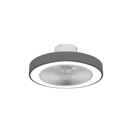 Εικόνα της Estia Ανεμιστήρας Οροφης Halo Flow 50Cm 15W Με Cct Led Φωτισμό 45W & Τηλεχειριστήριο Γκρι