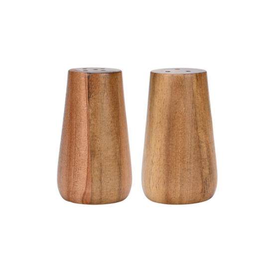 Εικόνα της Estia Δοχεία Για Αλάτι & Πιπέρι Allure Ξύλινα Σετ 2 Τεμ