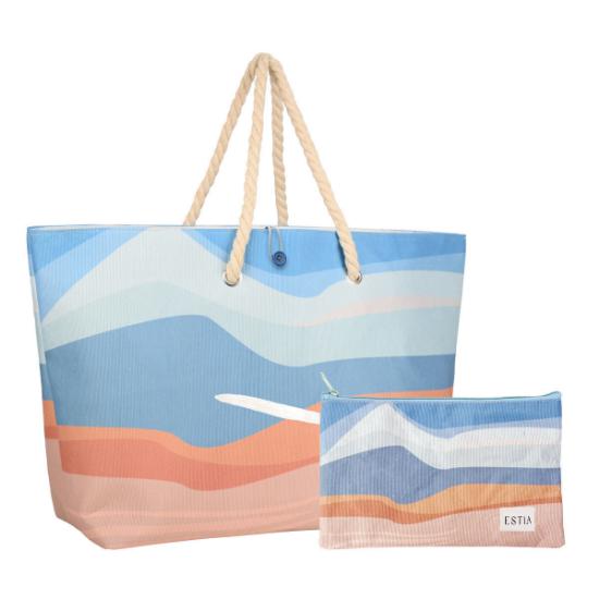 Εικόνα της Estia Τσάντα Θαλάσσης Serene Shores 63X20X36Cm Με Τσάντακι