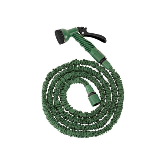 Εικόνα της Estia Terra Σετ Λάστιχο Ποτίσματος Επεκτεινόμενο 2.5-7.5M Με 7 Λειτουργίες Πράσινο