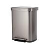 Εικόνα της Estia Κάδος Απορριμάτων Flatop Soft Close 50Lt Ματ Ινοξ