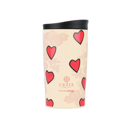 Εικόνα της Estia Θερμός Travel Mug Save The Aegean 350Ml Tender Lace
