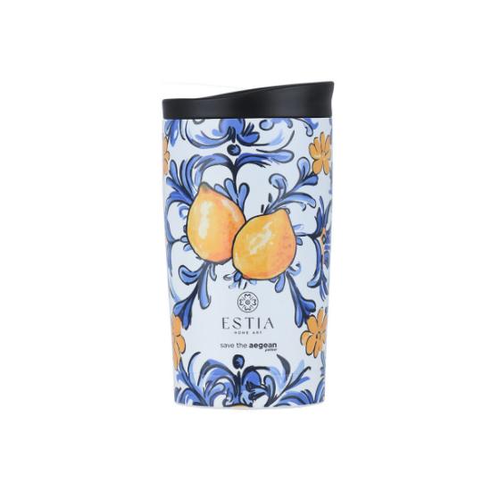 Εικόνα της Estia Θερμός Travel Mug Save The Aegean 350Ml Amalfi Coast