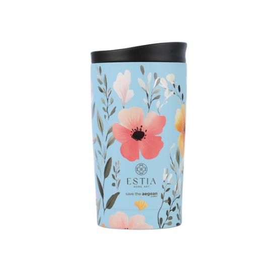 Εικόνα της Estia Θερμός Travel Mug Save The Aegean 350Ml Sky Garden