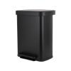 Εικόνα της Estia Κάδος Απορριμάτων Flatop Soft Close 50Lt Ματ Μαύρος