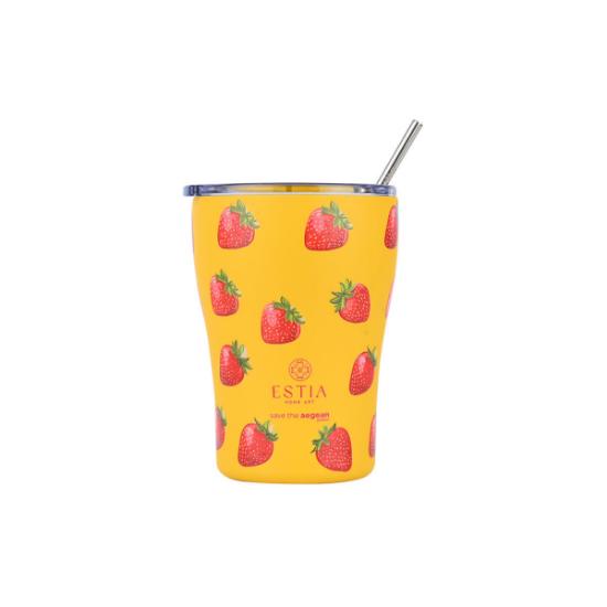 Εικόνα της Estia Θερμός Coffee Mug Save The Aegean 350Ml Berry Bright