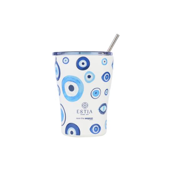 Εικόνα της Estia Θερμός Coffee Mug Save The Aegean 350Ml Spirit Of Luck