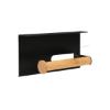 Εικόνα της Estia Χαρτοθήκη Επιτοίχια Bamboo Essentials Με Θέση Για Κινητό Μεταλλική Μαύρη