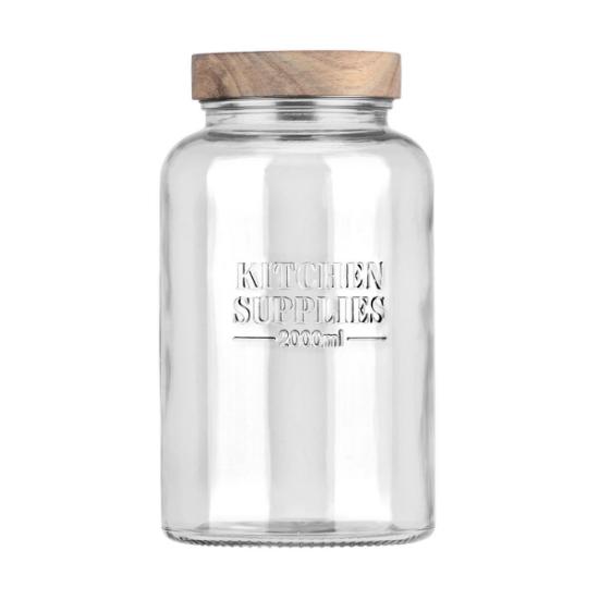 Εικόνα της Estia Δοχείο Αποθήκευσης Allure Γυάλινο 2000Ml 12X12X21.6Cm