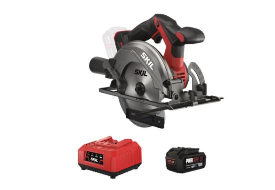 Εικόνα της Skil Σετ Δισκοπρίονο μπαταρίας 3550 CA, 20V Brushless - 61mm/Φ165 Με Μπαταρία 5,0Αh & Φορτιστή 2,4Α